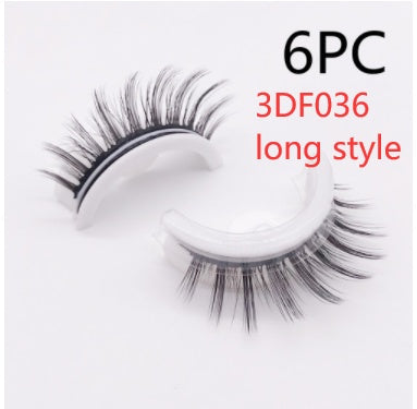 Reusable 3D Mink Lashes Natural False Eyelashes Self Adhesive Fake Glue Free Makeup Eyelash Extension Silk - 𝓢𝓱𝓸𝓹𝓵𝓮𝓬𝔂