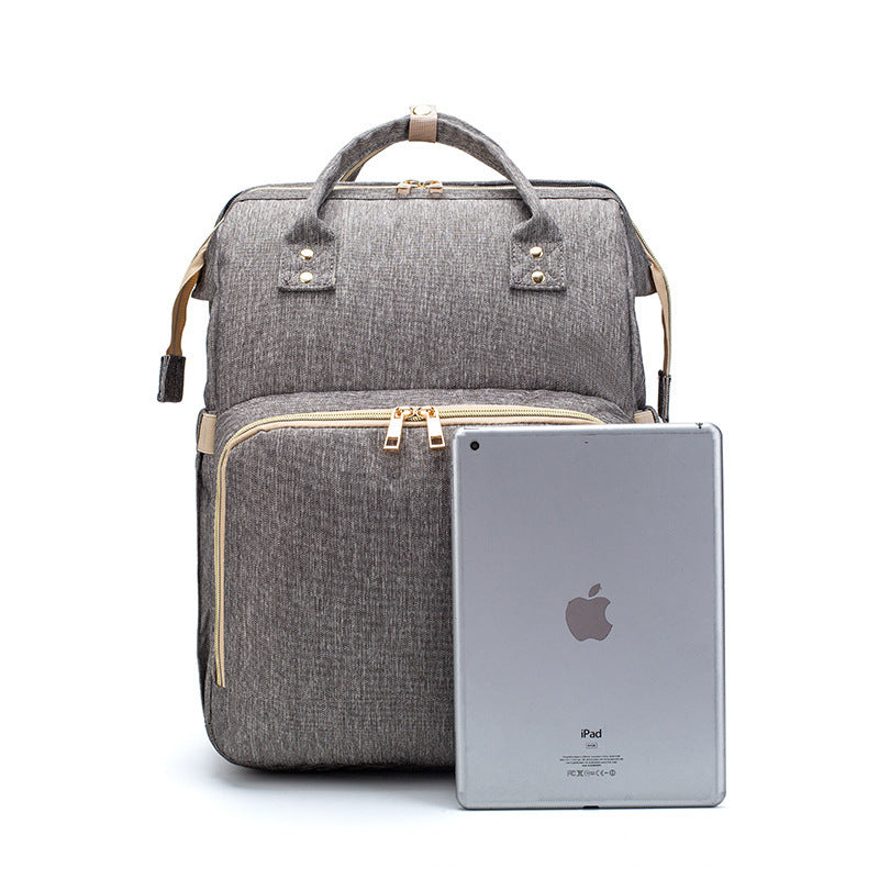 USB Charging Version Mommy Bed Backpack Folding Large Capacity Multi-function - 𝓢𝓱𝓸𝓹𝓵𝓮𝓬𝔂