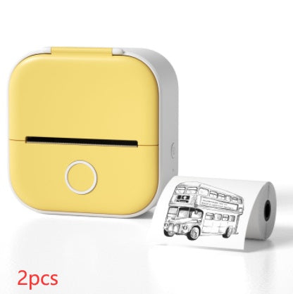 Portable Mini Thermal Label Printer Home Photo Printer Student Wrong Question Printer Bluetooth-compatible Mini Label Printer Price Tag - 𝓢𝓱𝓸𝓹𝓵𝓮𝓬𝔂