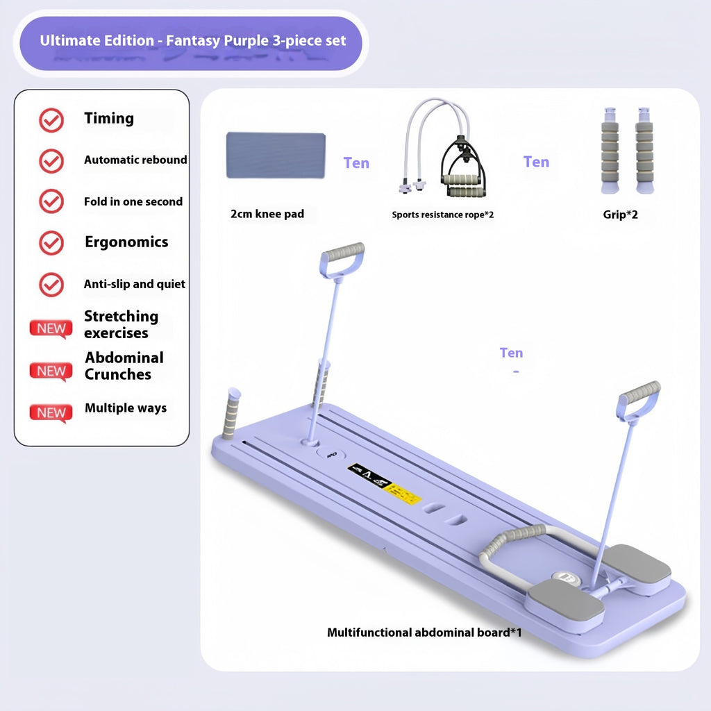Multi-functional Household Fitness Board Automatic Rebound Abdominal Wheel Weight Loss Special