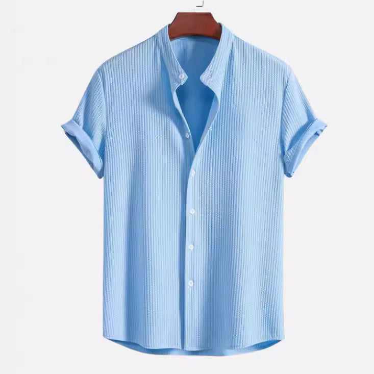 Short Sleeve Loose Shirt Top Summer Mens Clothing - 𝓢𝓱𝓸𝓹𝓵𝓮𝓬𝔂