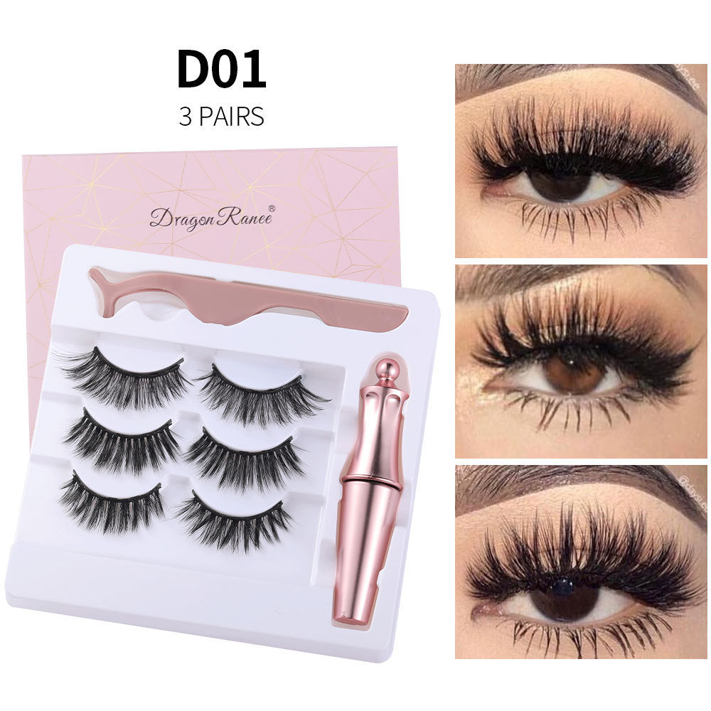 Natural Long Lasting Magnetic Liquid Eyeliner & Magnetic False Eyelashes & Tweezer Set Make up Set - 𝓢𝓱𝓸𝓹𝓵𝓮𝓬𝔂