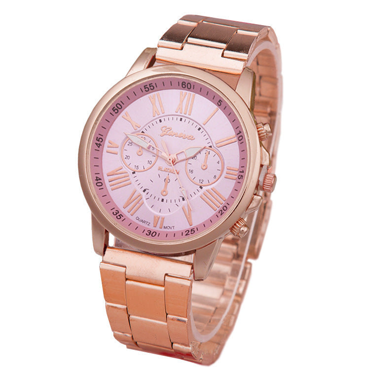 Women's Leisure Alloy Steel Belt Quartz Watch - 𝓢𝓱𝓸𝓹𝓵𝓮𝓬𝔂
