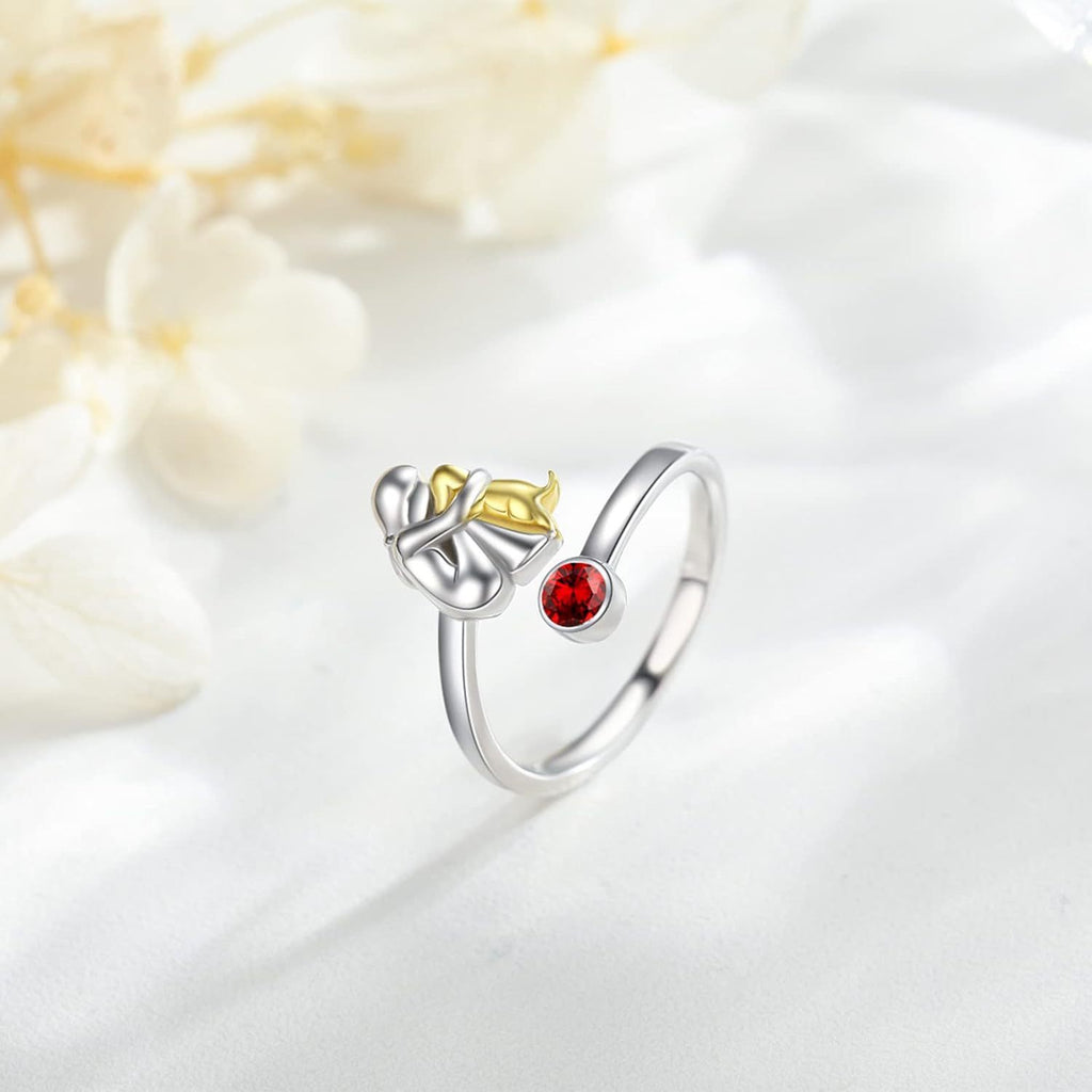 Girl And Dog Pet Ring Ring - 𝓢𝓱𝓸𝓹𝓵𝓮𝓬𝔂