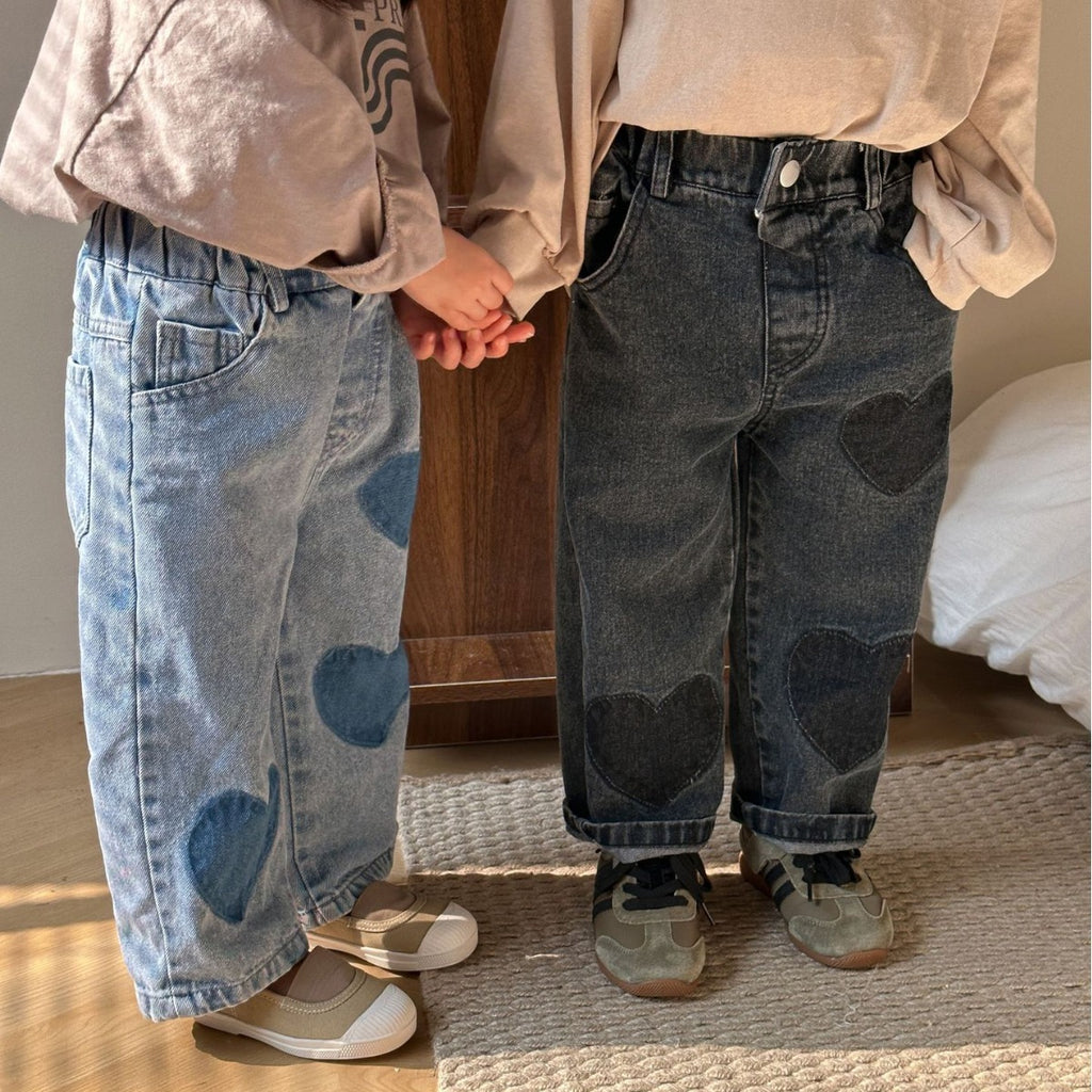 Children Soft Jeans Casual Straight Trousers - 𝓢𝓱𝓸𝓹𝓵𝓮𝓬𝔂