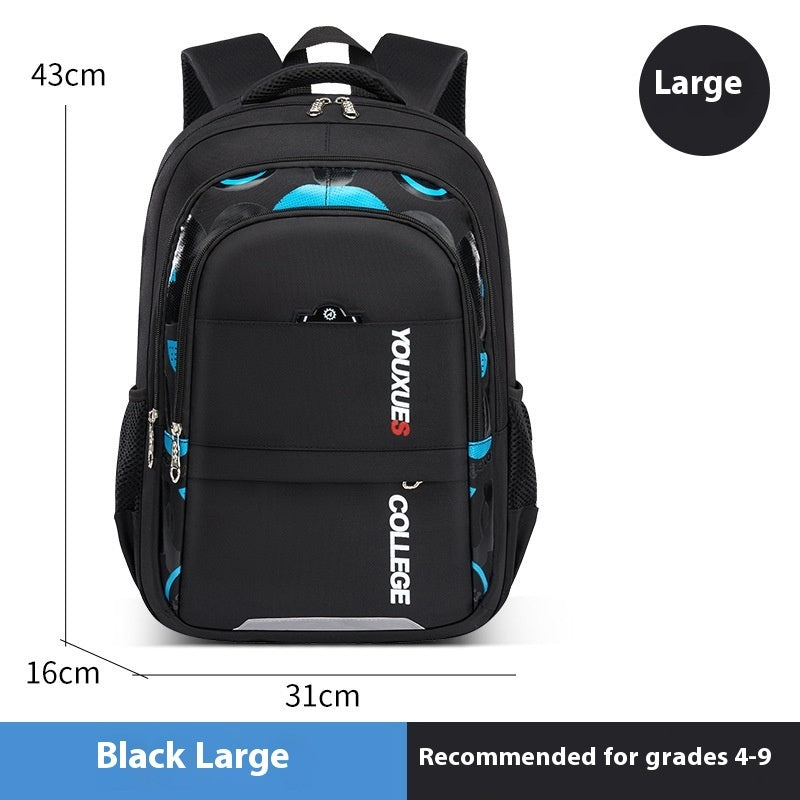 Simple Waterproof Multi-compartment Large Capacity Backpack - 𝓢𝓱𝓸𝓹𝓵𝓮𝓬𝔂