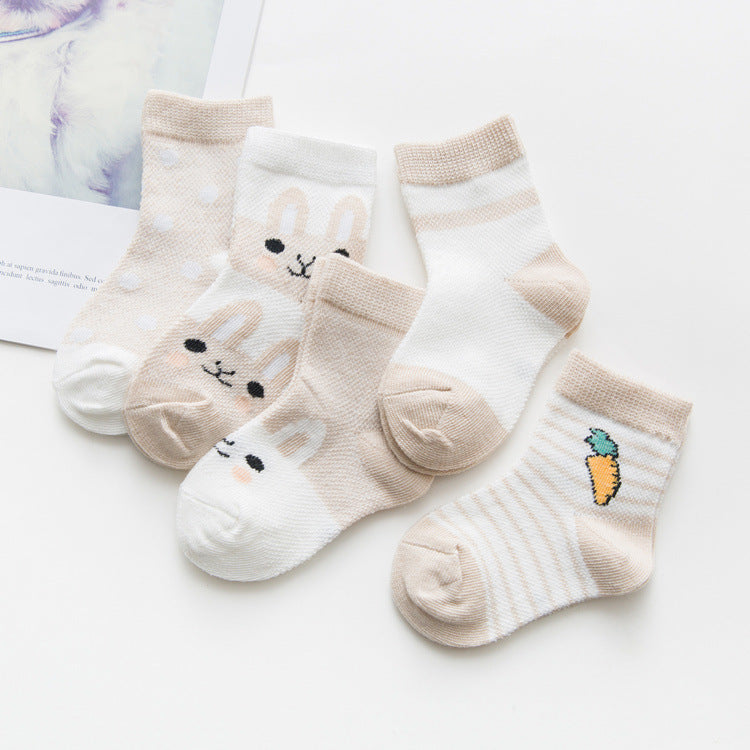 Cotton breathable male and female baby socks - 𝓢𝓱𝓸𝓹𝓵𝓮𝓬𝔂