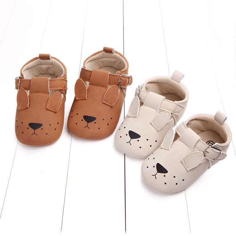 Spring and autumn cartoon animal baby shoes matte leather non-slip soft bottom baby shoes wholesale 0884 - 𝓢𝓱𝓸𝓹𝓵𝓮𝓬𝔂