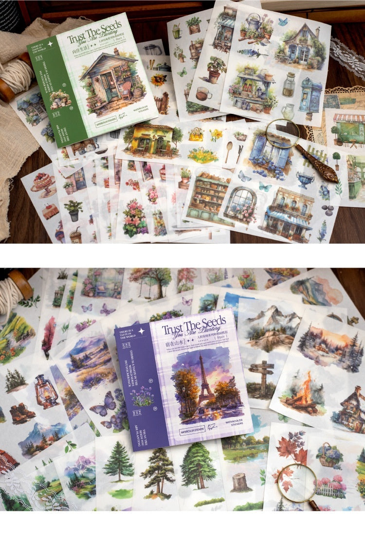 Human Flavor Series Japanese Paper Sticker Book