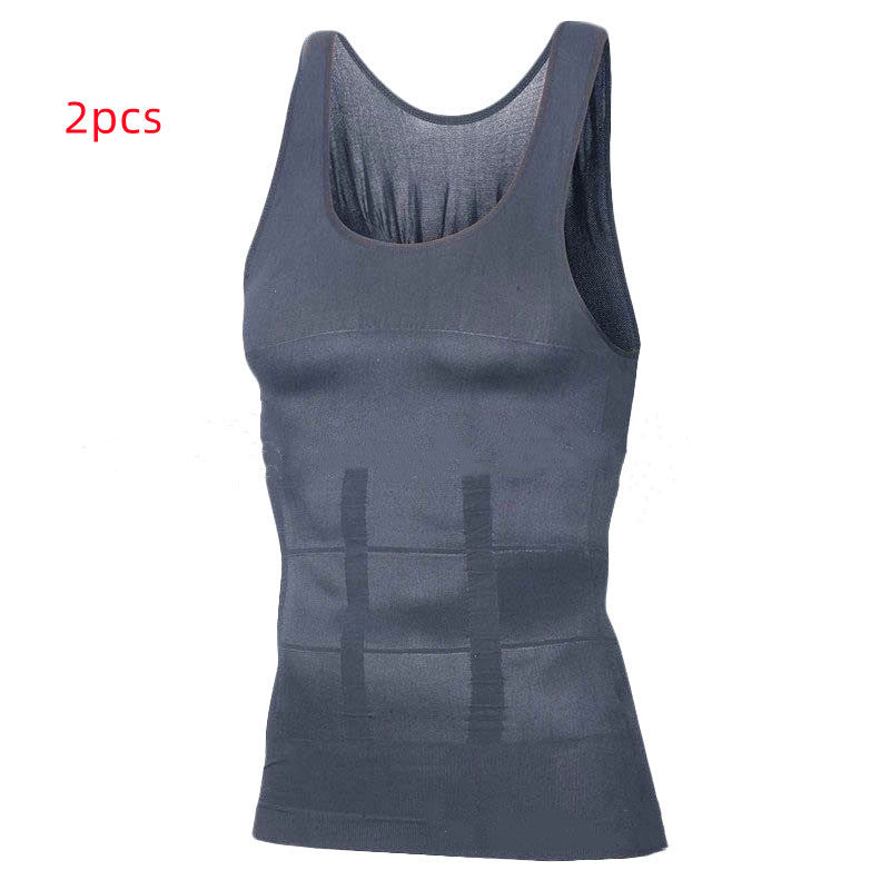 Men Body Tummy Shaper Vest - 𝓢𝓱𝓸𝓹𝓵𝓮𝓬𝔂