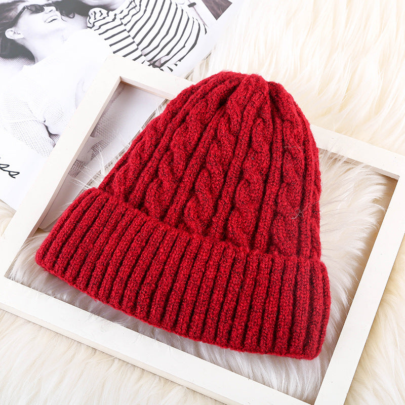 Winter Mohair Women Fleece Knitted Beanie - 𝓢𝓱𝓸𝓹𝓵𝓮𝓬𝔂