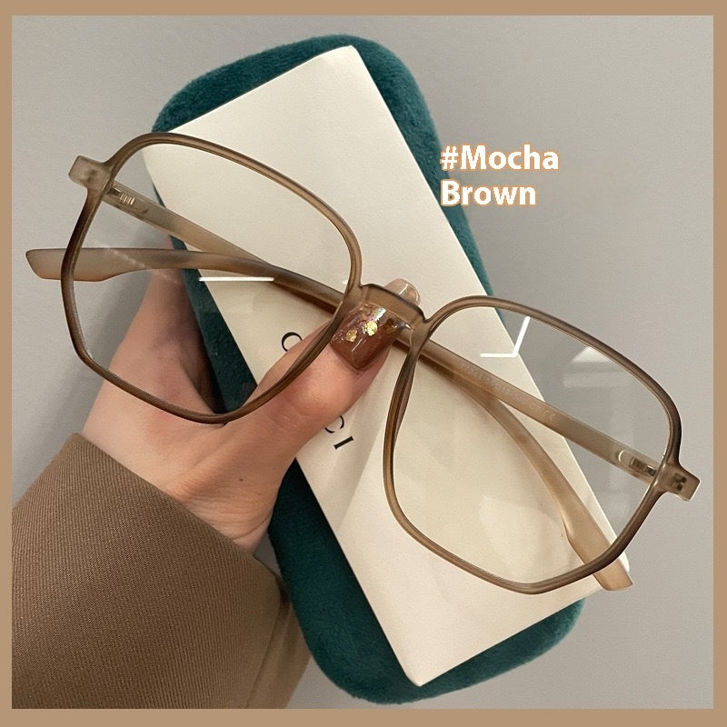 Large Frame Irregular Glasses Round Face Super Light Oversized - 𝓢𝓱𝓸𝓹𝓵𝓮𝓬𝔂