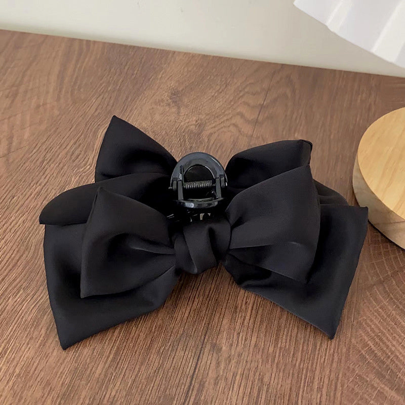 Plain Color XL Bow Ribbon Hair Claw - 𝓢𝓱𝓸𝓹𝓵𝓮𝓬𝔂
