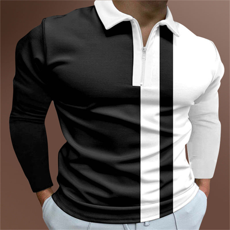 Men's POLO Shirt Striped Printed Short Sleeve T-Shirt Lapel Shirt - 𝓢𝓱𝓸𝓹𝓵𝓮𝓬𝔂