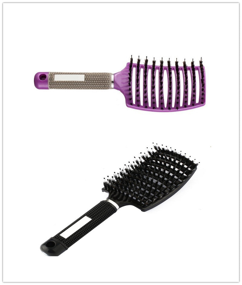 Hairbrush Anti Klit Brushy Haarborstel Women Detangler Hair Brush Bristle Nylon Scalp Massage  Teaser Hair Brush Comb - 𝓢𝓱𝓸𝓹𝓵𝓮𝓬𝔂
