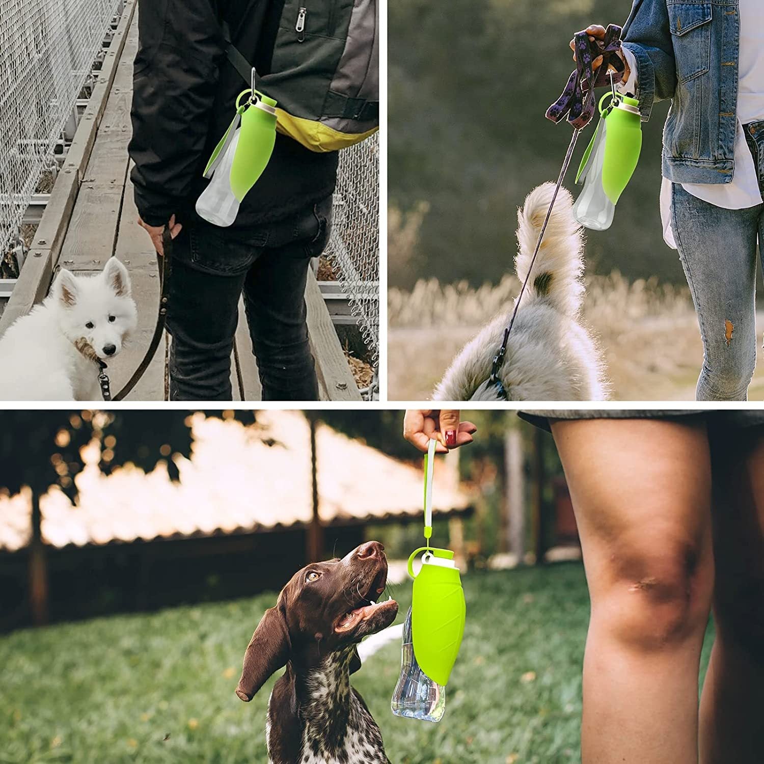 Portable Pet Water Dispenser Feeder Leak Proof With Drinking Cup Dish Bowl Dog Water Bottle - 𝓢𝓱𝓸𝓹𝓵𝓮𝓬𝔂