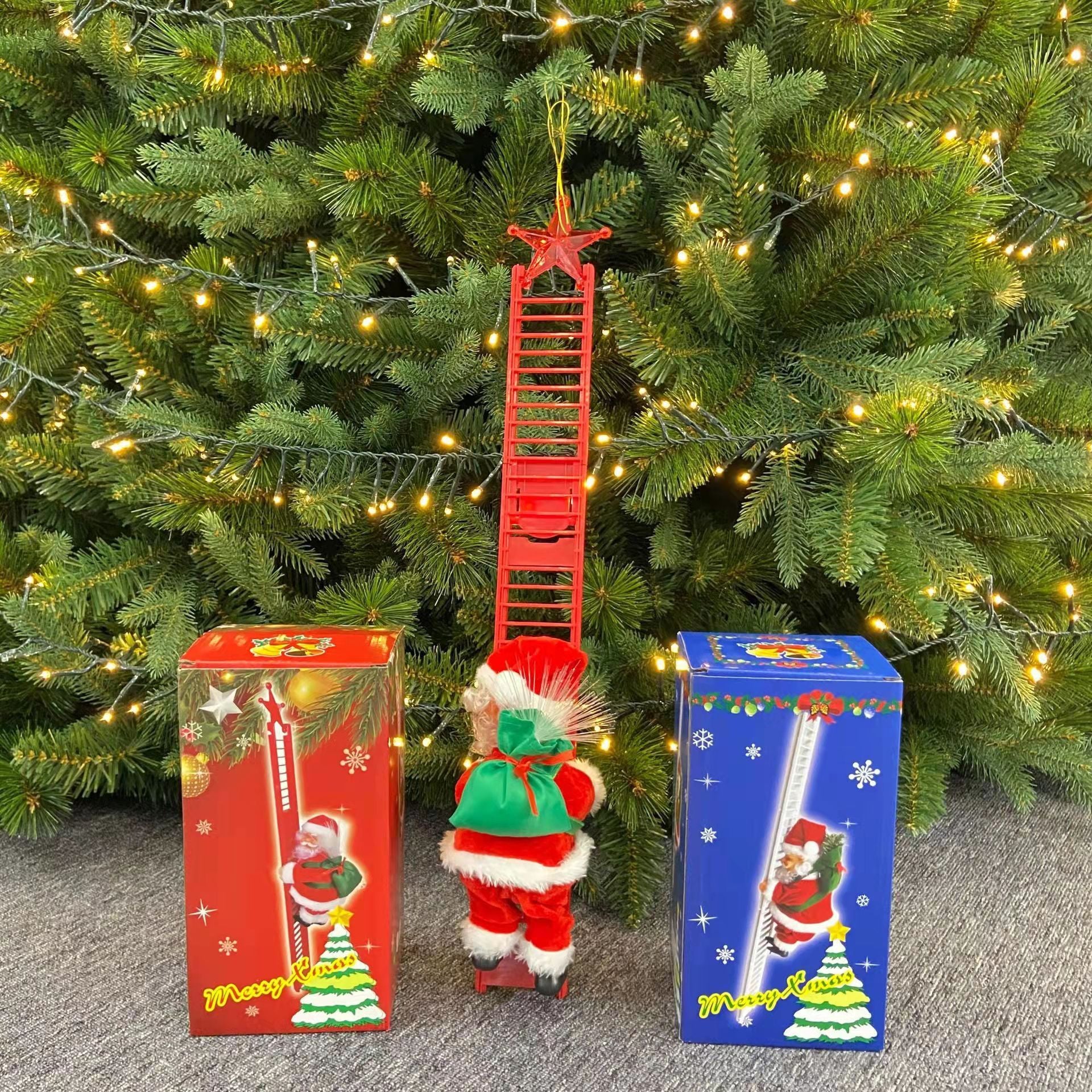 Santa Claus Climbing Ladder Electric Santa Claus Climbing Ladder - 𝓢𝓱𝓸𝓹𝓵𝓮𝓬𝔂