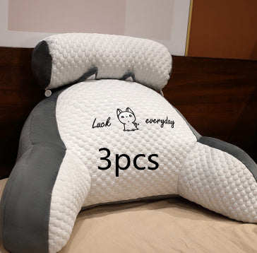 Sofa Fluffy Cushion Luncheon Pillow Triangle Reading Cushion Bedside Soft Large Backrest Lumbar Cushion Office Chair Cushion - 𝓢𝓱𝓸𝓹𝓵𝓮𝓬𝔂