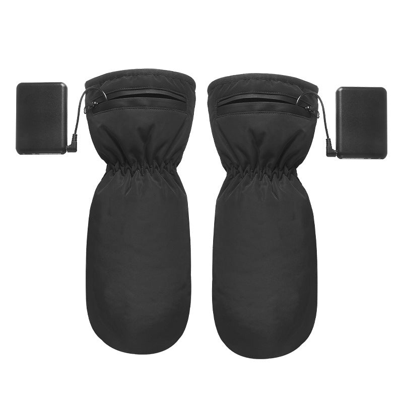 Electrically Heated Gloves Heating Zipper Thermal Windproof Gloves - 𝓢𝓱𝓸𝓹𝓵𝓮𝓬𝔂