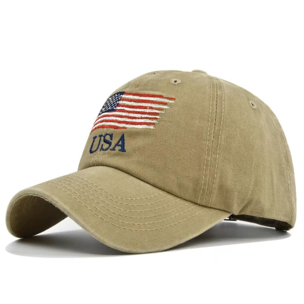 Washed Distressed Letters Baseball Peaked Cap - 𝓢𝓱𝓸𝓹𝓵𝓮𝓬𝔂