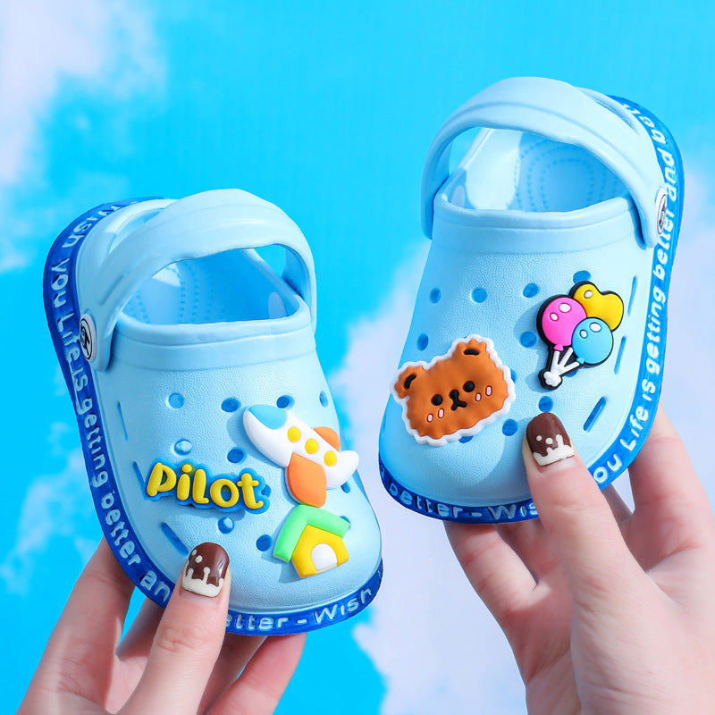 Kids Cartoon Cave Hole Sandals - 𝓢𝓱𝓸𝓹𝓵𝓮𝓬𝔂