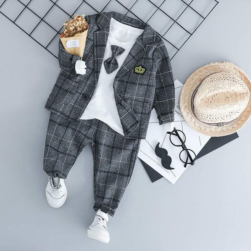 British small suit children's suit gentleman three-piece suit - 𝓢𝓱𝓸𝓹𝓵𝓮𝓬𝔂