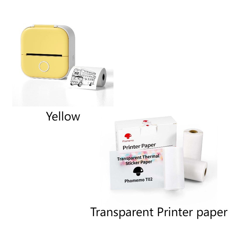 Portable Mini Thermal Label Printer Home Photo Printer Student Wrong Question Printer Bluetooth-compatible Mini Label Printer Price Tag - 𝓢𝓱𝓸𝓹𝓵𝓮𝓬𝔂