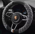 Universal Car Steering Wheel Cover Winter Decoration Cute 38cm Plush Footprint Auto Automobile Vehicle Steering Wheel Protector - 𝓢𝓱𝓸𝓹𝓵𝓮𝓬𝔂