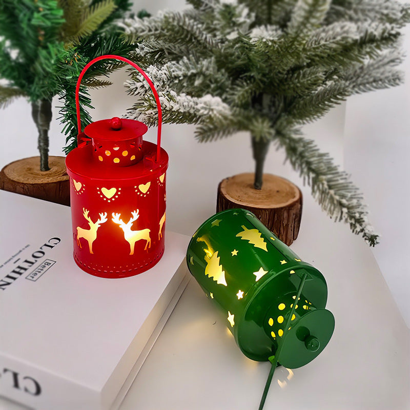 Christmas Candle Lights LED Small Lanterns Wind Lights Electronic Candles Nordic Style Creative Holiday Decoration Decorations - 𝓢𝓱𝓸𝓹𝓵𝓮𝓬𝔂