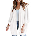 Bat Sleeve Waffle Gerson Women's Cardigan - 𝓢𝓱𝓸𝓹𝓵𝓮𝓬𝔂
