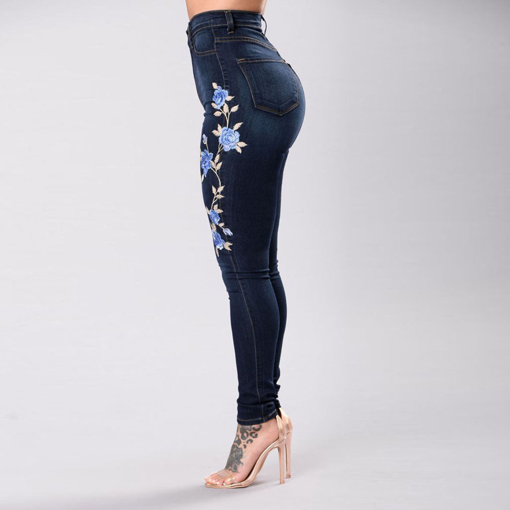 European and American embroidered jeans - 𝓢𝓱𝓸𝓹𝓵𝓮𝓬𝔂