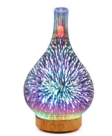 3D Glass Aroma Diffuser Colorful Lamp Humidifier Night Light - 𝓢𝓱𝓸𝓹𝓵𝓮𝓬𝔂