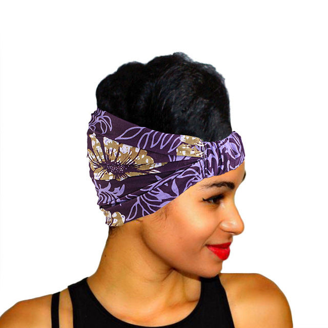 African Pattern Print Headband For Women Twist Style - 𝓢𝓱𝓸𝓹𝓵𝓮𝓬𝔂