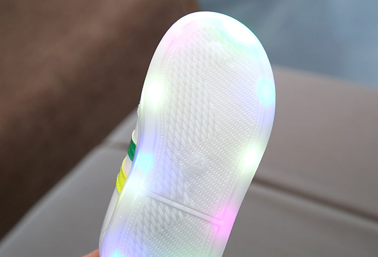 Kimmy White LED Sneakers Shoes - 𝓢𝓱𝓸𝓹𝓵𝓮𝓬𝔂
