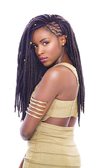 African black solid braided chemical fiber wig - 𝓢𝓱𝓸𝓹𝓵𝓮𝓬𝔂