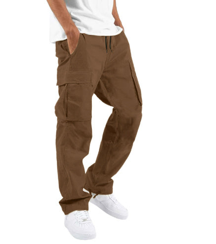 Men's Workwear Drawstring Multi-pocket Casual Pants - 𝓢𝓱𝓸𝓹𝓵𝓮𝓬𝔂
