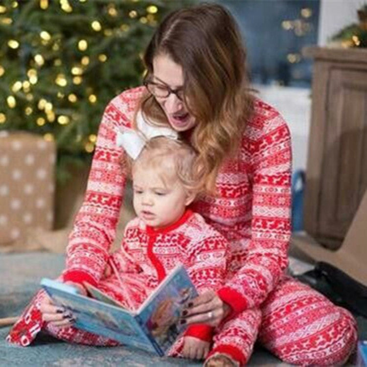 Christmas Parent-child Printed Loungewear Pajamas Set - 𝓢𝓱𝓸𝓹𝓵𝓮𝓬𝔂