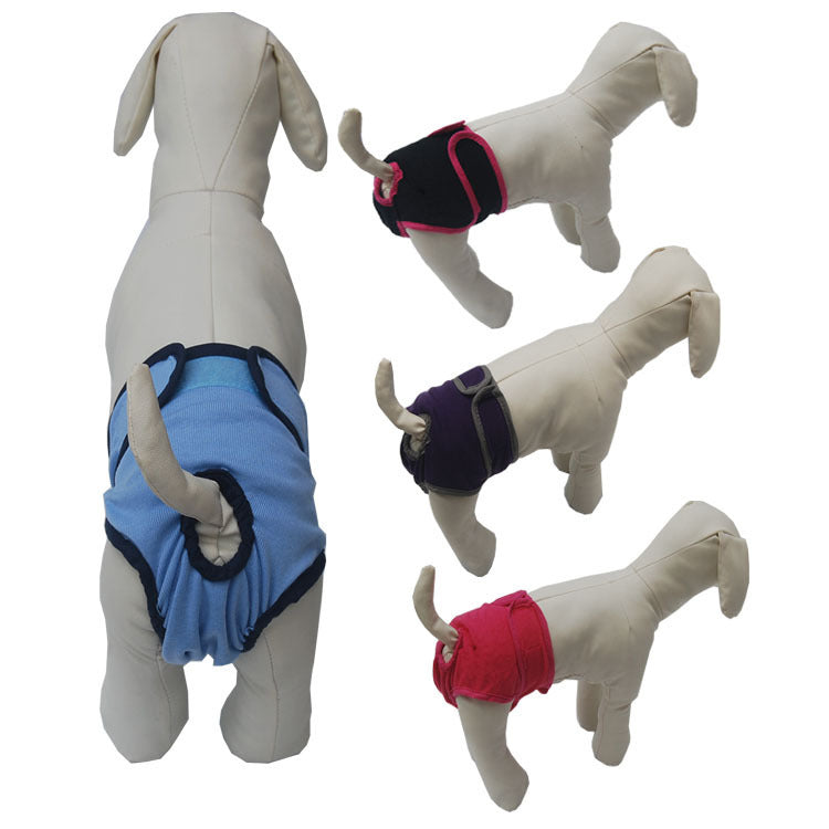 Dog Shorts Puppy Physiological Diapers Panties Waterproof Adjustable Cute Pattern Dog Physiological Pants Pet Costumes Supplies - 𝓢𝓱𝓸𝓹𝓵𝓮𝓬𝔂
