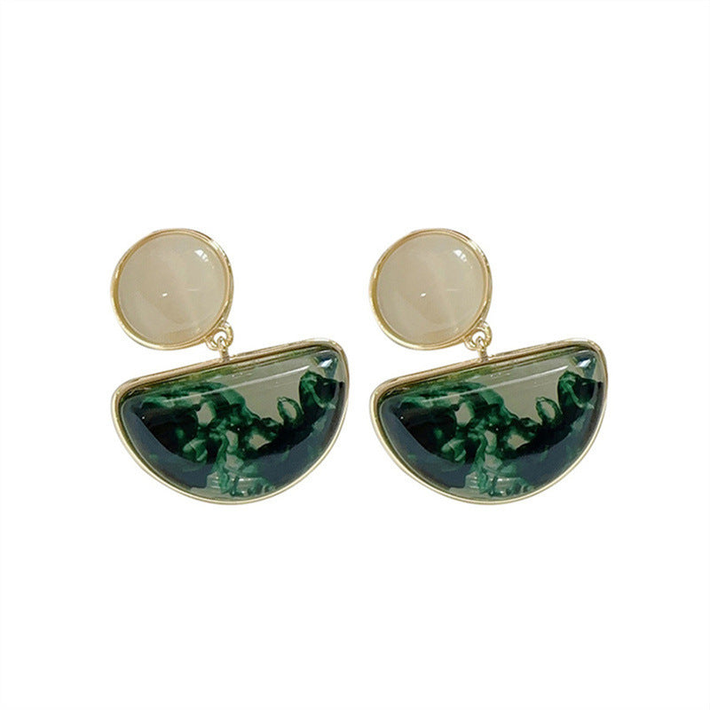 Artistic Retro Irregular Ink Painting Mosquito Coil Ear Clip Without Pierced Ears - 𝓢𝓱𝓸𝓹𝓵𝓮𝓬𝔂