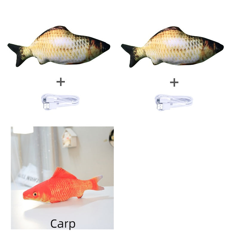 Without Cat Nip Version - Electric Jumping Fish Simulation Electric Fish Toy - 𝓢𝓱𝓸𝓹𝓵𝓮𝓬𝔂