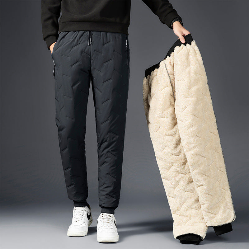 Men's Padded Cotton Trousers With Cashmere - 𝓢𝓱𝓸𝓹𝓵𝓮𝓬𝔂