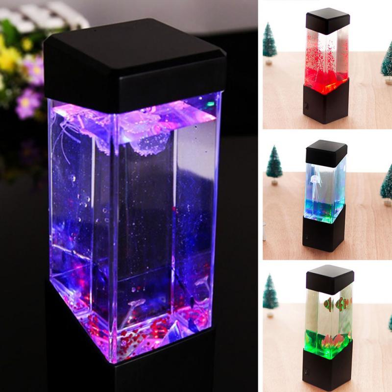 Colorful LED jellyfish night light - 𝓢𝓱𝓸𝓹𝓵𝓮𝓬𝔂