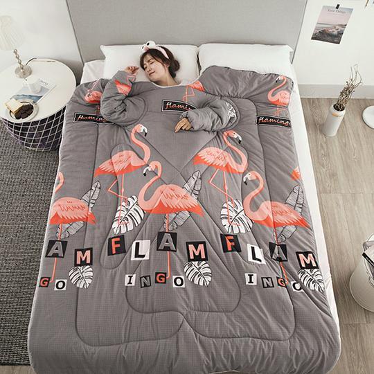 Winter Lazy Quilt with Sleeves - 𝓢𝓱𝓸𝓹𝓵𝓮𝓬𝔂