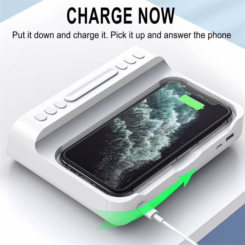 15W Three-in-one Wireless Charger Temperature Tester Multi Alarm Clock Fast Charging Mobile Phone Usb Charger Charging Station - 𝓢𝓱𝓸𝓹𝓵𝓮𝓬𝔂