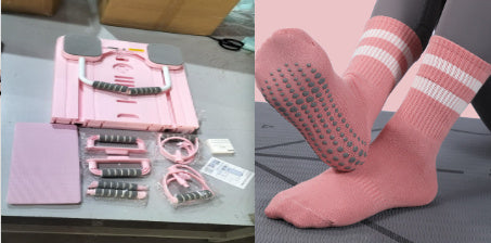 Multifunctional Fitness Board Flat Support Chest And Abdominal Muscle Equipment Household Abdominal Wheel