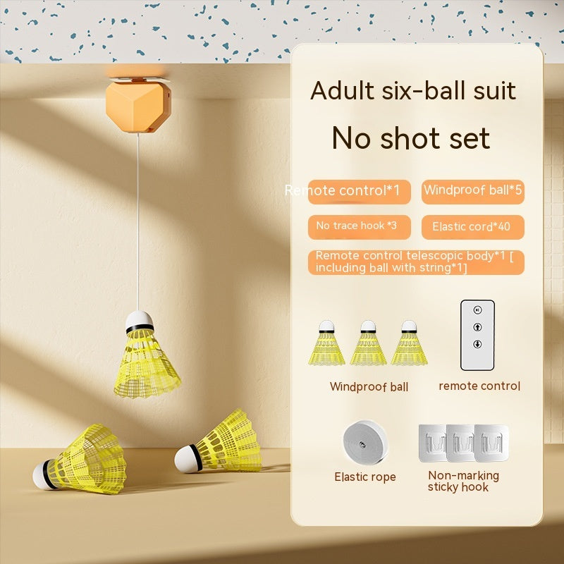 Badminton Racket Single Trainer Automatic Rebound Swing