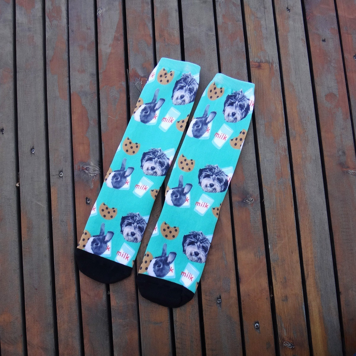 Cartoon Pet Head Face Socks - 𝓢𝓱𝓸𝓹𝓵𝓮𝓬𝔂