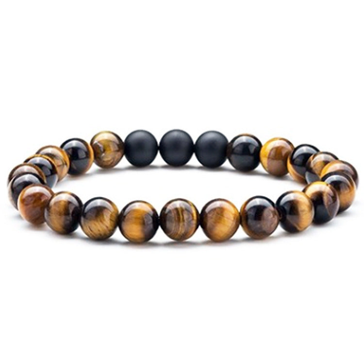 Tiger Eye Couple Bracelets Matte Black Agate Beads Bracelet - 𝓢𝓱𝓸𝓹𝓵𝓮𝓬𝔂