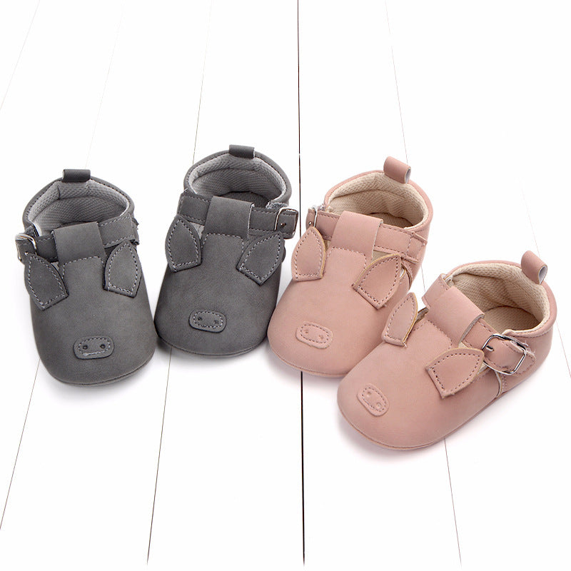 Spring and autumn cartoon animal baby shoes matte leather non-slip soft bottom baby shoes wholesale 0884 - 𝓢𝓱𝓸𝓹𝓵𝓮𝓬𝔂