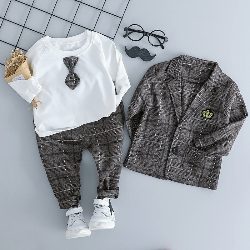 British small suit children's suit gentleman three-piece suit - 𝓢𝓱𝓸𝓹𝓵𝓮𝓬𝔂
